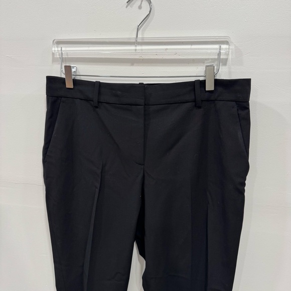 Theory Treeca 2 Good Wool Crop Suit Pants Black Size 10 - Picture 3 of 7